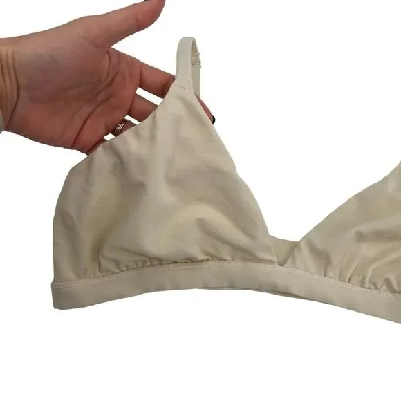 Skim Triangle Bralette sand/cream size 3X - Picture 3 of 6